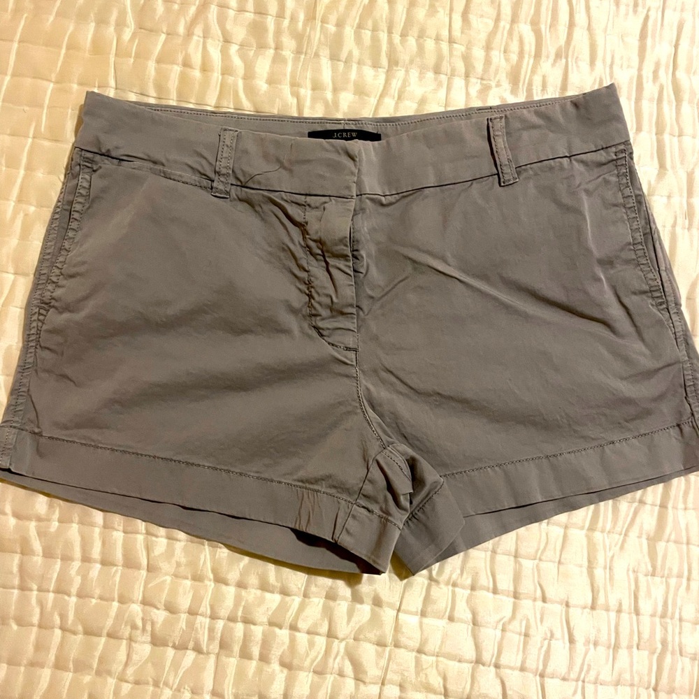 JCrew Chino Gray Shorts
